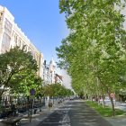 Acera Recoletos, donde sucedieron los hechos