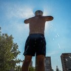 Primer día de la segunda ola de calor en el centro de Valladolid