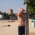 Ola de calor en el centro de Valladolid.