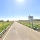 Carretera CL-612 en Medina de Rioseco (Valladolid).