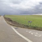 VP-5804 en el cruce de Pedroso de la Abadesa.