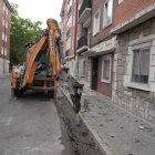 Obras en la calle Pedro Mazuecos