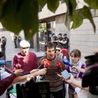 Presentación de una denuncia en los juzgados por las cargas policiales durante la etapa de la Vuelta Ciclista a España celebrada en Valladolid.