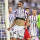 Pablo Tomeo se lamenta de una ocasión fallada.