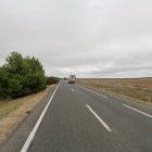 La autovía A-62 en el km 147 a la altura de Tordesillas