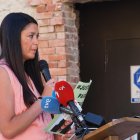 La hermana de Esther López, Inés, en una imagen de archivo.