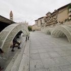 Primeras luces de Navidad en Portugalete.