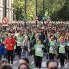 La XIV Marcha Contra el Cáncer de Valladolid.
