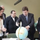 Un momento de la inauguración de la nueva sede de la Once en Valladolid.