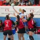 Una acción del partido entre Aula y Morvedre en Huerta del Rey.