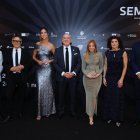 Miembros del equipo de Gobierno del Ayuntamiento de Valladolid en el photocall de la Seminci.