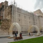 Andamios en la Catedral de Valladolid