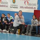 Salva Puig, en la banda en el último duelo del Aula.