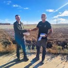 Ernesto y Raúl campeón y subcampeón autonómico de caza menor con perro.