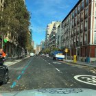 Calle Gamazo reabierta al tráfico.