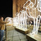 Encendido de las luces de Navidad en la plaza de San Pablo.