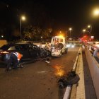 Accidente de tráfico en la avenida Salamanca en Valladolid.