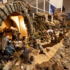 Belen montado por una familia de la calle santiago