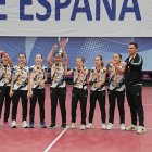 Campeones de la Copa de España de voleibol en Valladolid.