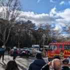 Golpe entre dos coches en paseo Zorrilla con la esquina calle san Ildefonso