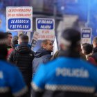 Protesta de la policía local para la mejora de sus condiciones laborales