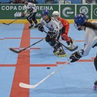 Inicio del partido entre Panteras y Skulls Almasserá.