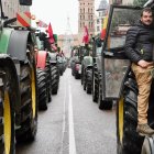 Tractorada contra Mercosur el pasado miércoles en León