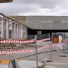 Obras en la estación de trenes