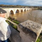 Crecida del Duero a su paso por San Miguel del Pino y Tordesillas