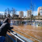 El río Pisuerga a su paso por la capital vallisoletana.