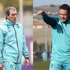 Guillermo Almada y Luis Tevenet, entrenado en los Anexos.