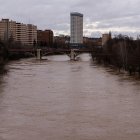 Crecida del rio Pisuerga