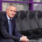 Presentación de Fran Escribá como nuevo entrenador del Real Valladolid.