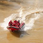 Dispositivo de Bomberos y Protección Civil para la búsqueda del hombre desaparecido en el puente de Santa Teresa