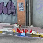 Altar en recuerdo a Juan Esteban Rubio, el joven apuñalado mortalmente en La Rondilla