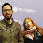 Miguel Ángel Llamas e Irene Zugasti, este sábado en Valladolid