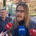 El secretario de Organización y portavoz de Podemos, Pablo Fernández