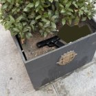 Una imagen de la pistola falsa