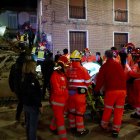 Derrumbe de una vivienda de dos plantas en Siete Iglesias de Trabancos (Valladolid)