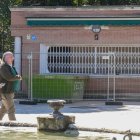 Arrancan las obras en el bar de la Pérgola del Campo Grande de Valladolid.
