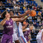 Juangar en el partido de la primera vuelta ante Clavijo.