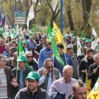 Manifestación de agricultores y ganaderos.