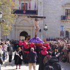 Procesión del Santísimo Cristo de la Luz en Valladolid.