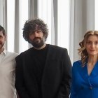 Pffefer, Esbec y Sancho, esta mañana.