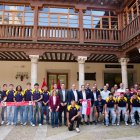 Recepción al Atlético Tordesillas en la Diputación.