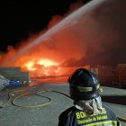 Incendio en la planta de MAREPA en Aldeamayor de San Martín