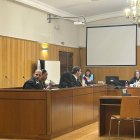 Las defensas y las dos acusadas en la vista celebrada este jueves en la Audiencia de Valladolid.