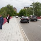 Puente de Poniente en la actualidad con dos carriles de tráfico