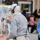 Concurso de pintura rápida durante el día de San Pedro Regalado