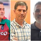 Gustavo Aranzana, Roberto González y Domingo Cano.
